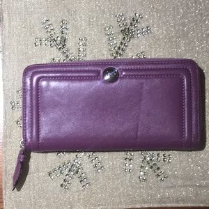 Coach purple wallet
